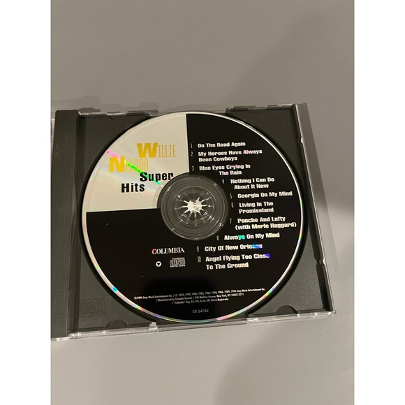 Super Hits by Willie Nelson (CD, May-1994, Sony Music Distribution (USA)) - Picture 2 of 5